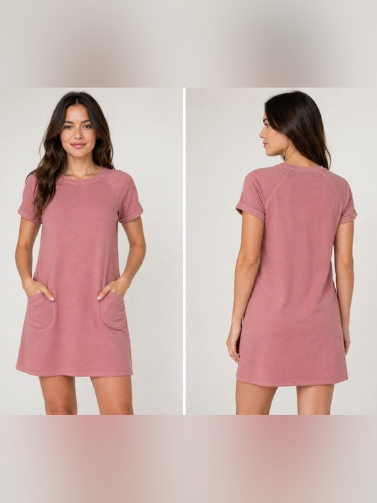 Sincerly Jules Dresses & Skirts - Sincerely Jules NWT Women’s Small Rose Above The Knee Sweatshirt Dress
